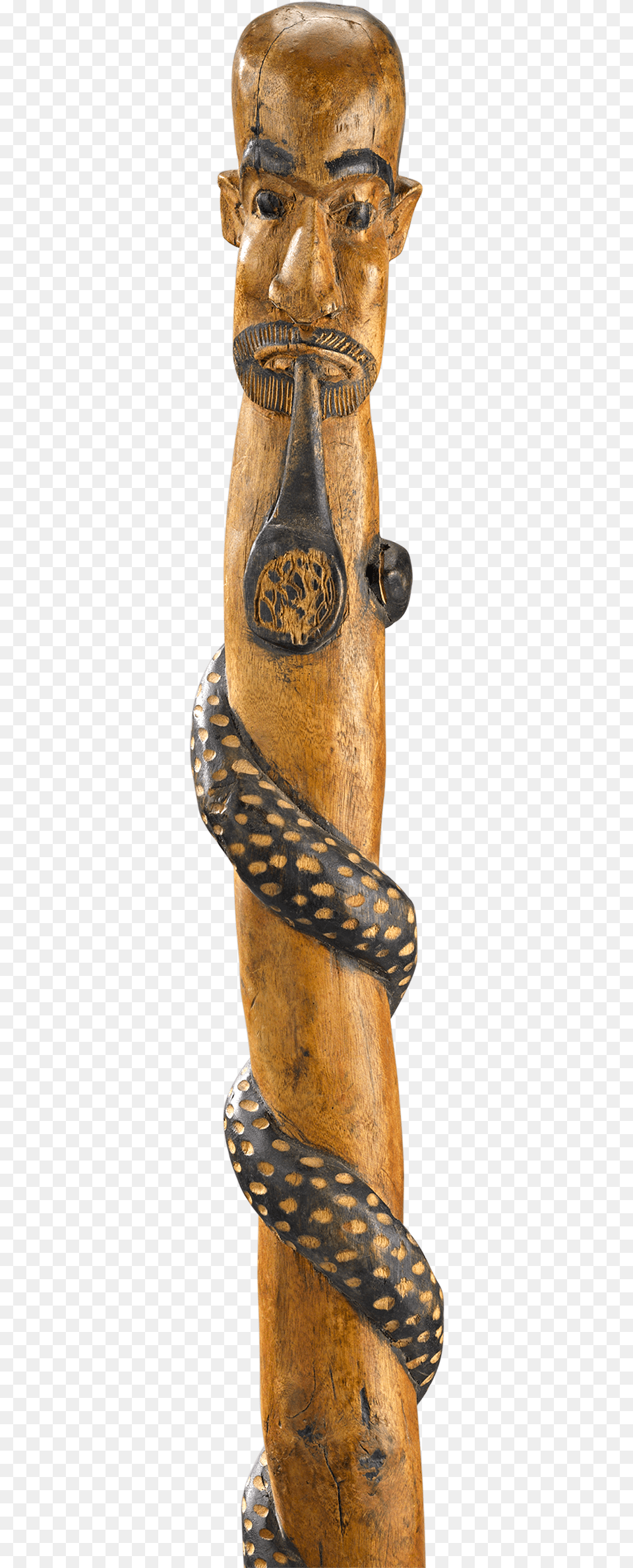 Indian Snake Charmer Folk Art Cane Carving, Symbol, Emblem, Adult, Person Free Png Download