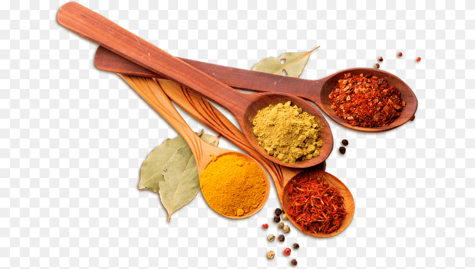 Indian Spices, Cutlery, Spoon, Food, Pizza Png Image