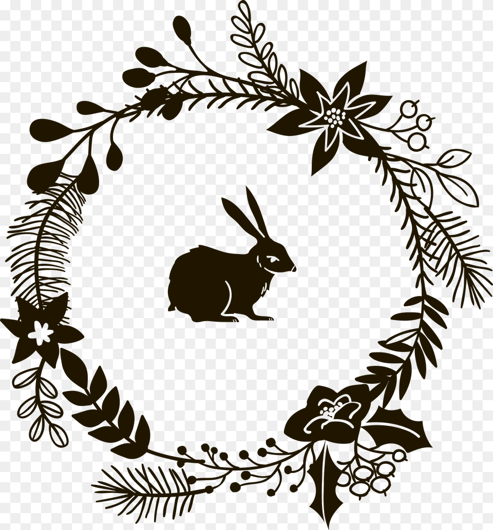 Indian Springs Wedding Wreath, Stencil, Plant, Animal, Kangaroo Png