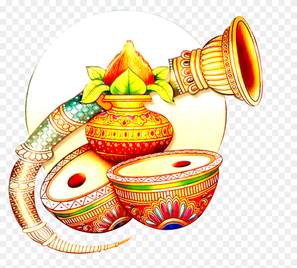 Indian Wedding Clipart Image, Art, Handicraft, Pottery, Lamp Free Png Download