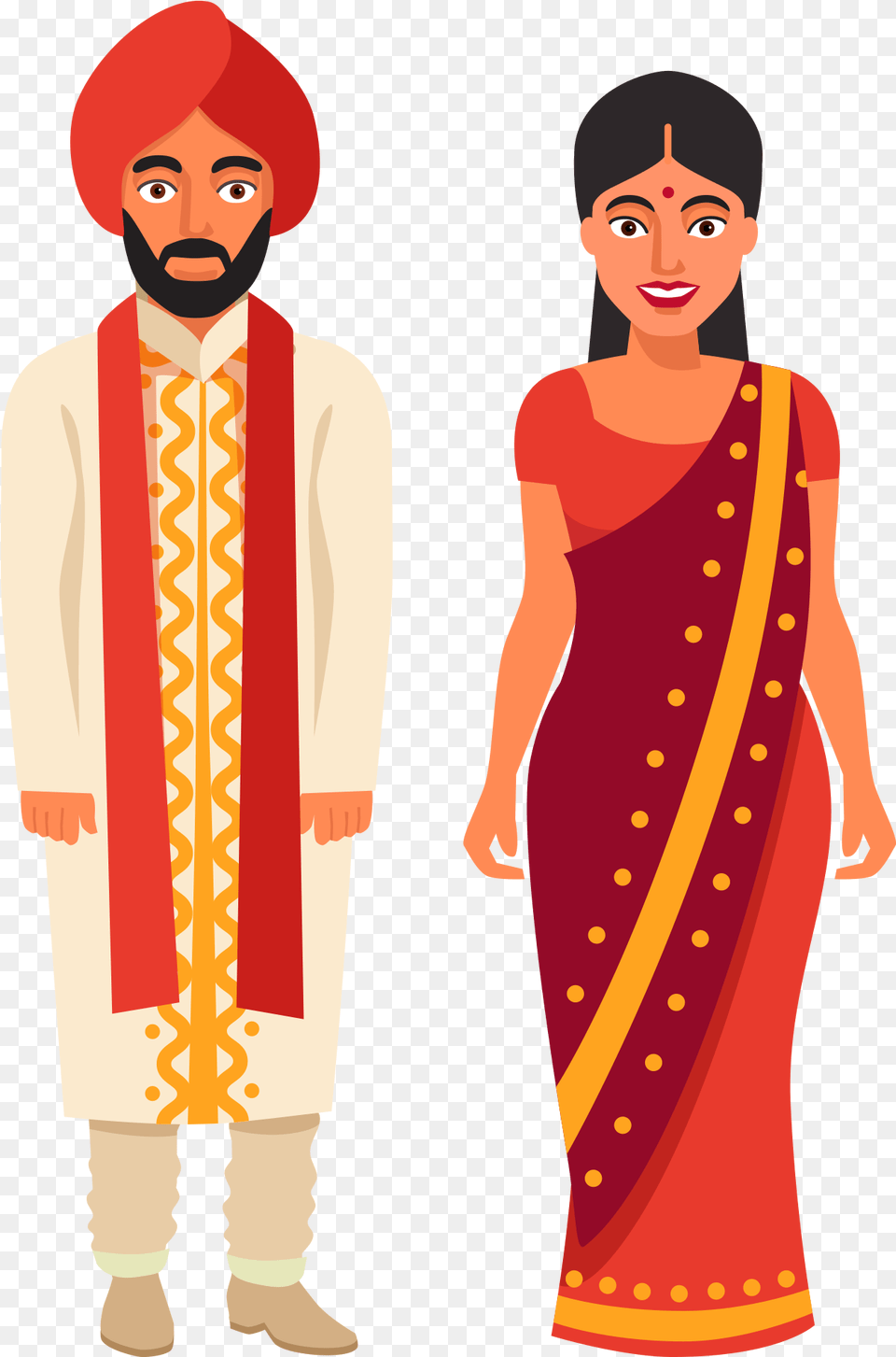 Indian Wedding Couple Indian Wedding Couple Clipart, Adult, Female, Person, Woman Free Png