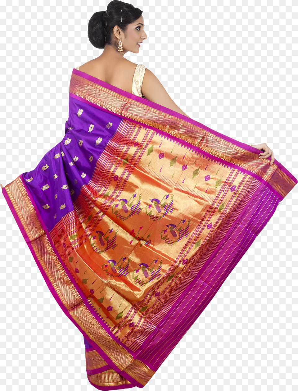 Indian Wedding Girl Image Paithani Saree Images Hd Png