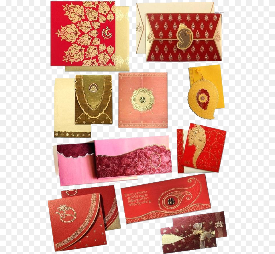 Indian Wedding Invitation Cards Designs, Envelope, Greeting Card, Mail, Business Card Free Transparent Png