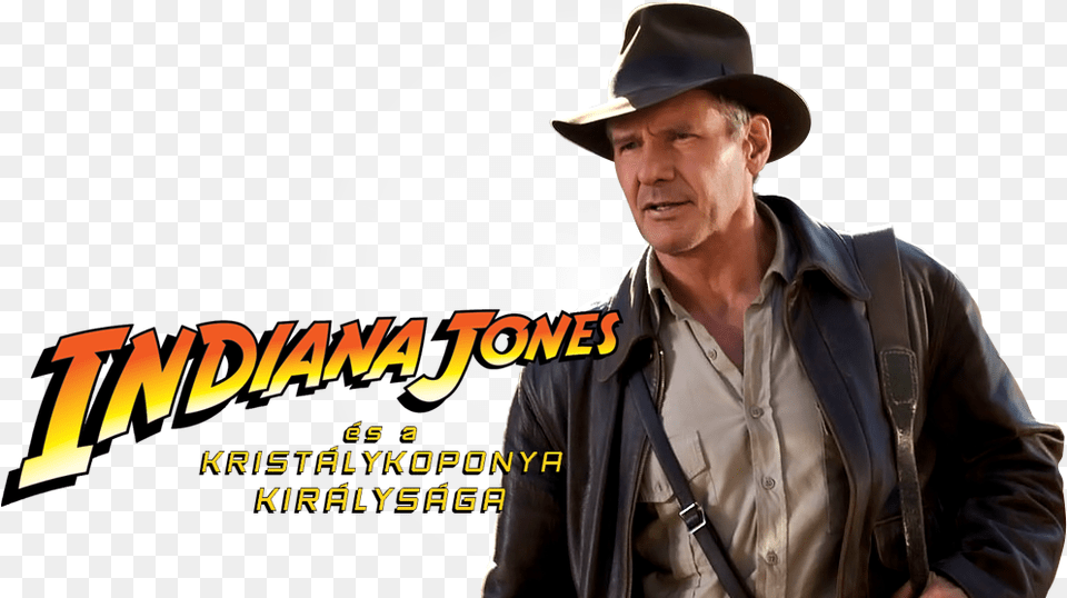 Indiana Jones And The Kingdom Of The Crystal Skull Indiana Jones Leather Hat, Clothing, Coat, Jacket, Adult Free Png Download
