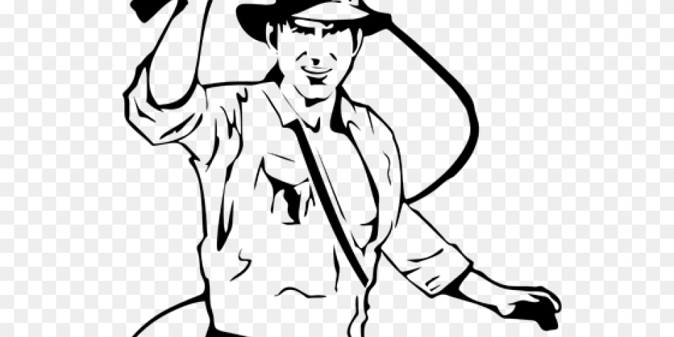 Indiana Jones Clipart Clip Art, Gray Free Png