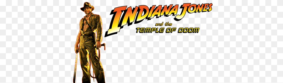 Indiana Jones Logos, Adult, Poster, Person, Man Free Png Download