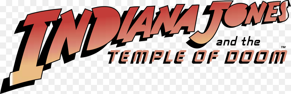 Indiana Jones Temple Of Doom Logo, Text, City, Urban Free Png