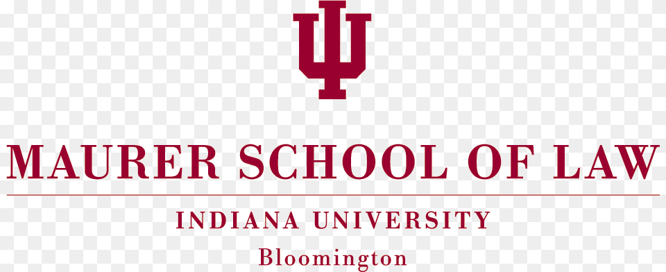 Indiana University Maurer School Of Law Logo Indiana University, Cutlery, Fork, Weapon, Text Png