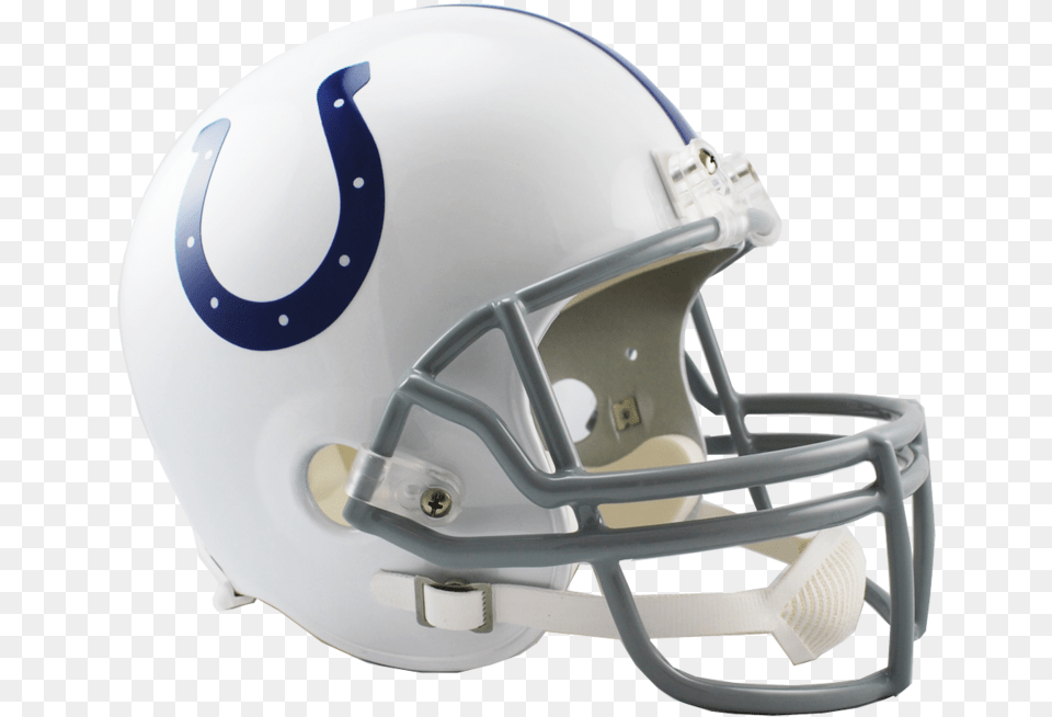 Indianapolis Colts Replica Vsr4 Full Size Helmet Colts Football Helmet, American Football, Football Helmet, Sport, Person Free Png Download