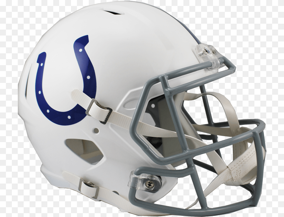 Indianapolis Colts Speed Replica Helmet Colts Football Helmet, American Football, Football Helmet, Sport, Person Free Png