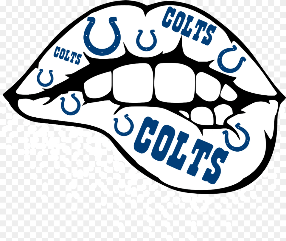 Indianapolis Coltsnfl Svg Football File Logo Transparent Indianapolis Colts Clip Art, Body Part, Mouth, Person, Teeth Free Png Download