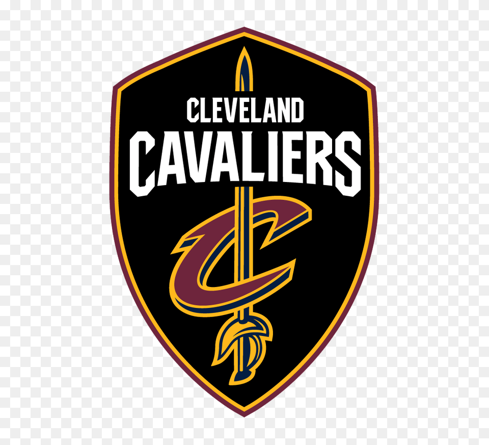Indians Yellow Cleveland Logo Nba Cleveland Cavaliers Logo, Emblem, Symbol, Badge Png