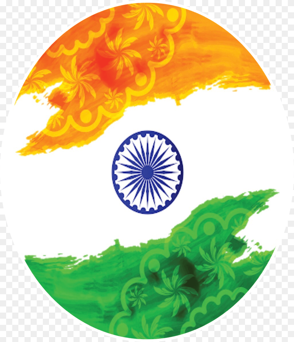 Indiastickers By Sadna2018 Flagindia Tiranga Republicd The Green Dome, Art, Painting, Disk, Nature Png Image
