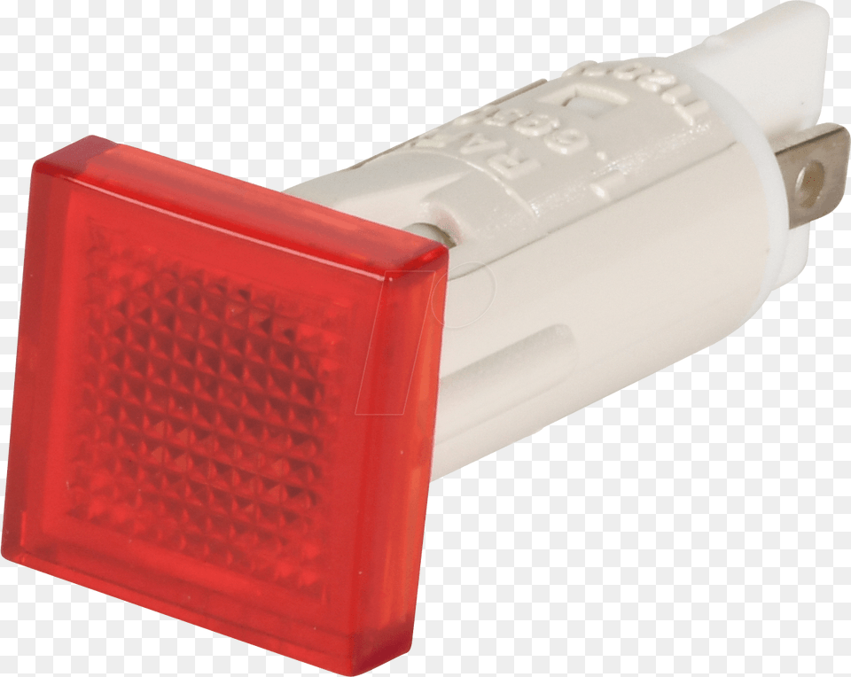 Indicator 230 V Neon Bulb 10 Mm Square Red Rafi Rifle, Electrical Device, Electronics Png