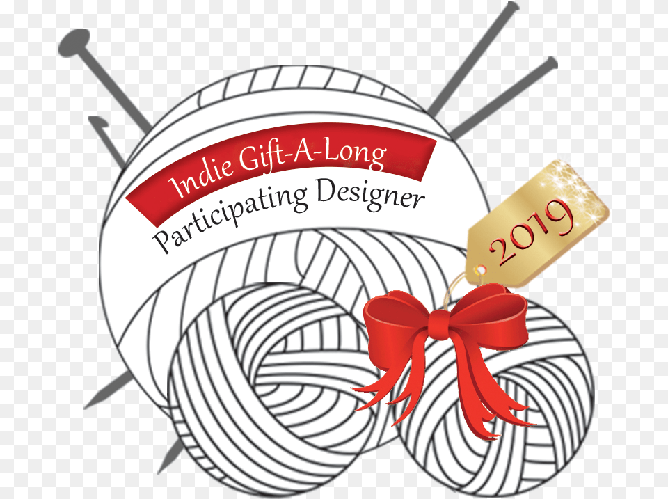 Indie Design Gift A Long Design, Text Free Png