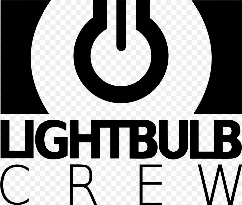 Indie Game Studio Lightbulb Crew Logo, Gray Free Transparent Png