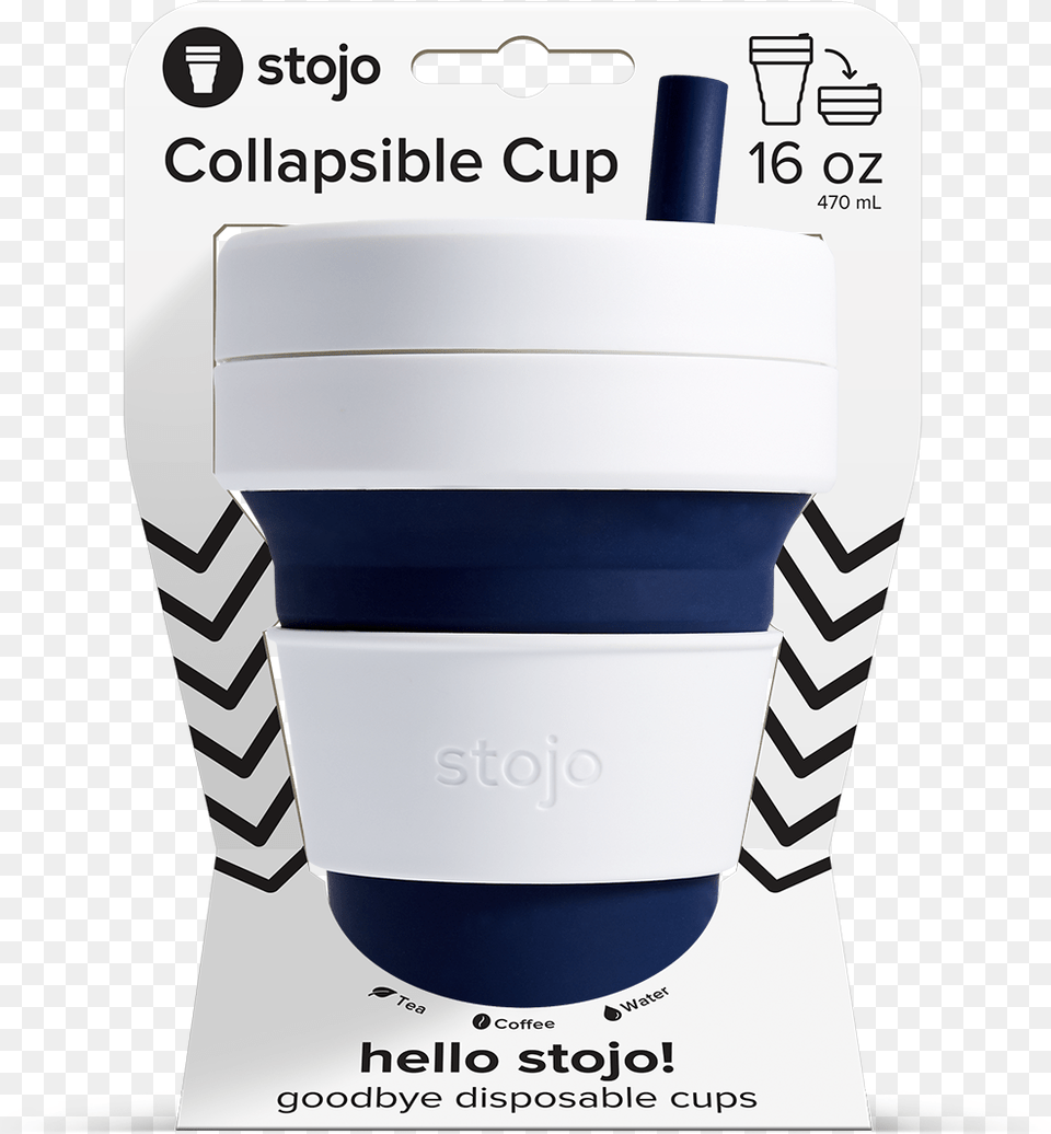 Indigo Biggie Stojo Pocket Cup, Bottle, Electronics, Shaker Free Png Download