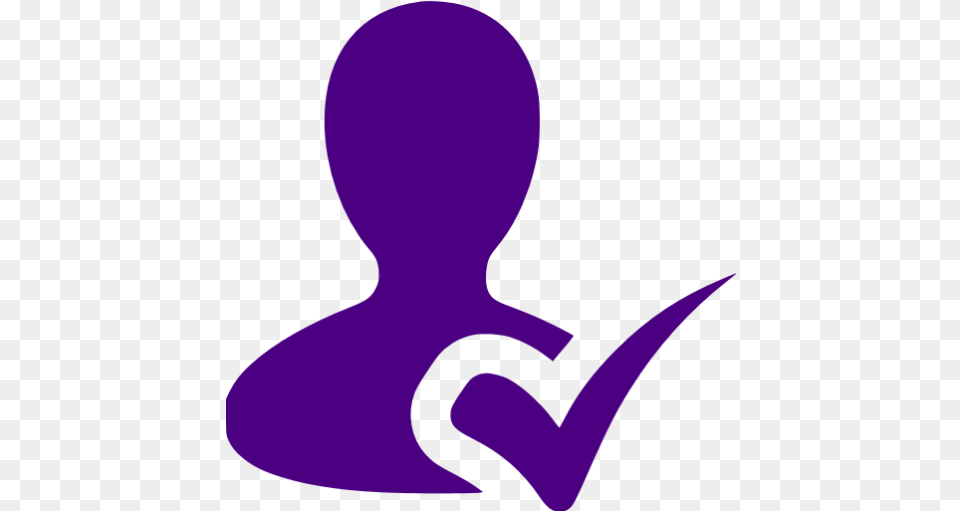 Indigo Checked User Icon Icon User Purple Free Png