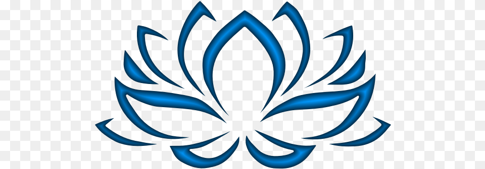 Indigo Lotus Flower, Pattern, Emblem, Symbol, Art Png