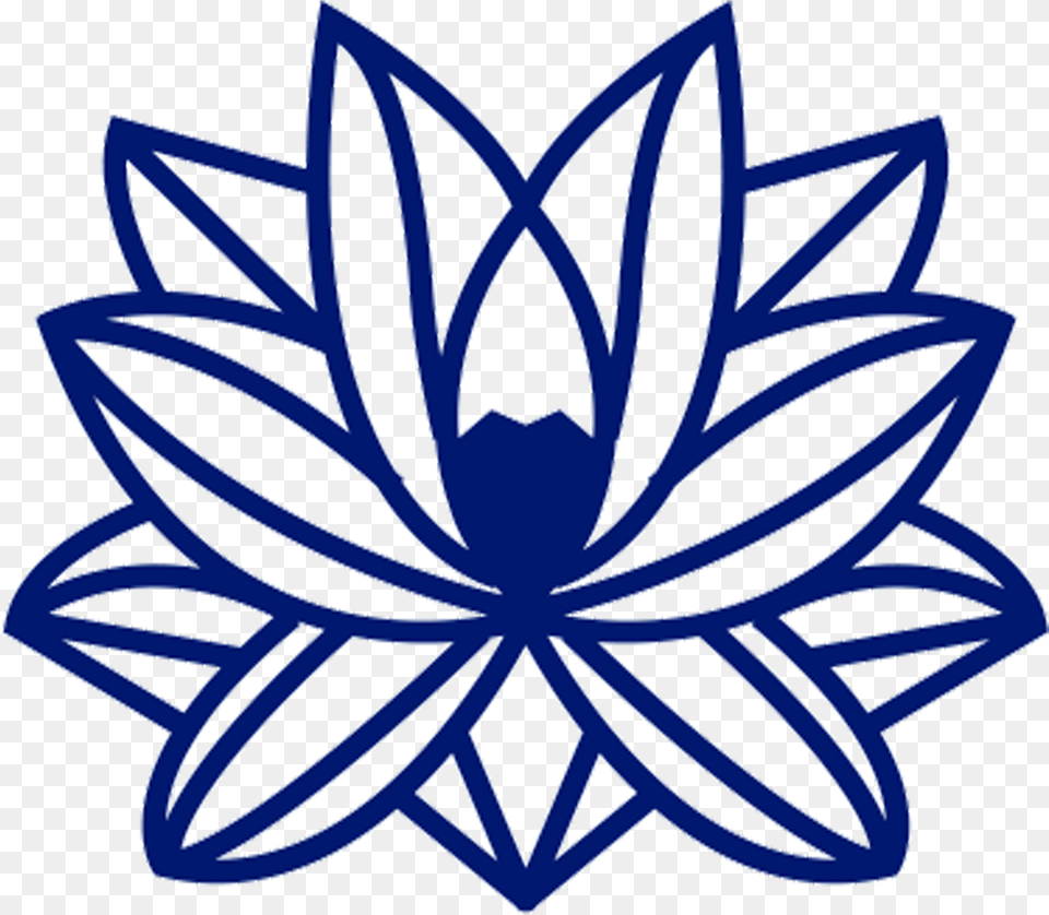 Indigo Lotus Flower Icons Portable Network Graphics, Emblem, Symbol, Pattern, Plant Png Image