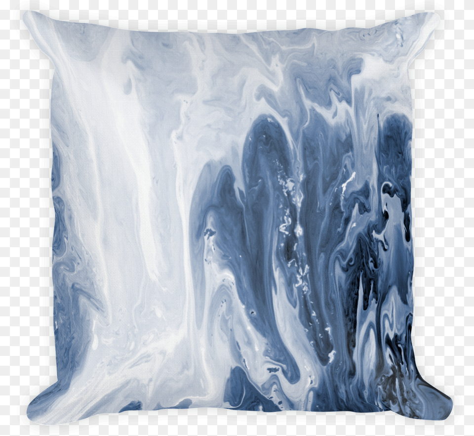 Indigo Mockup Back Cushion, Pillow, Home Decor, Ice, Nature Png