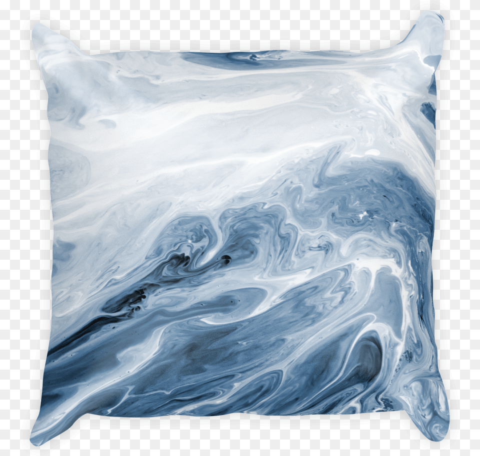 Indigo Pillow Back, Cushion, Home Decor, Ice, Animal Png Image