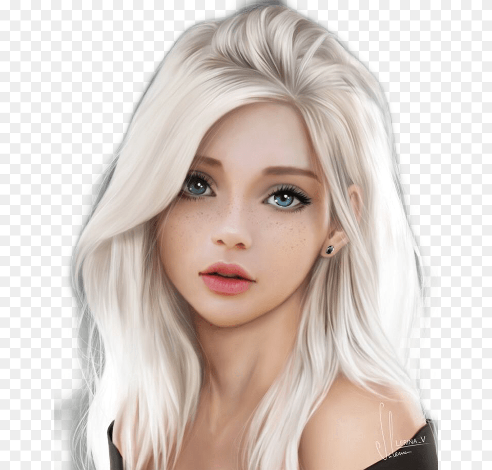 Indigo Robins Sims, Head, Blonde, Face, Portrait Png