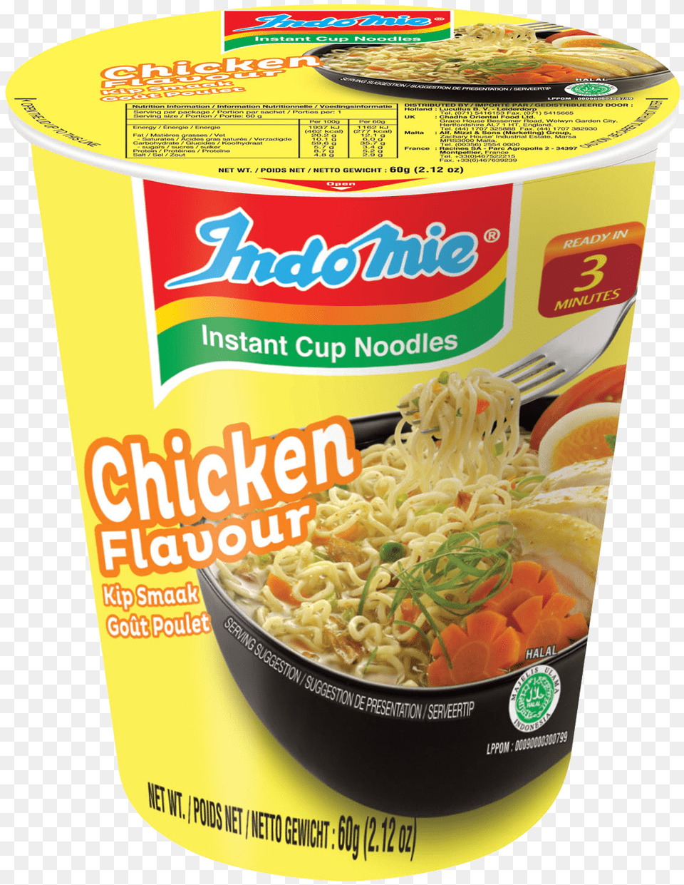 Indomie Chicken Cup Noodles, Food, Noodle, Pasta, Vermicelli Free Png Download