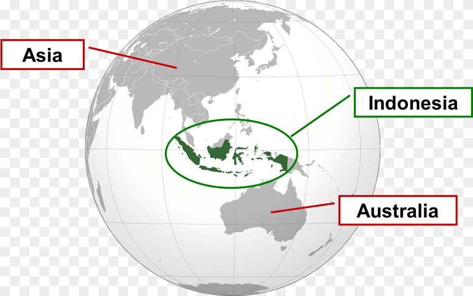 Indonesia In World Map, Astronomy, Outer Space, Planet Free Png Download