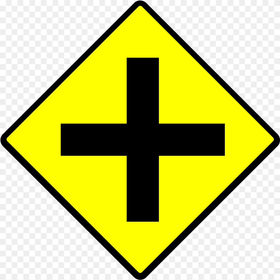 Indonesia New Road Sign 4b1 De Transito Interseccion De Vias, Cross, Symbol, Road Sign Png