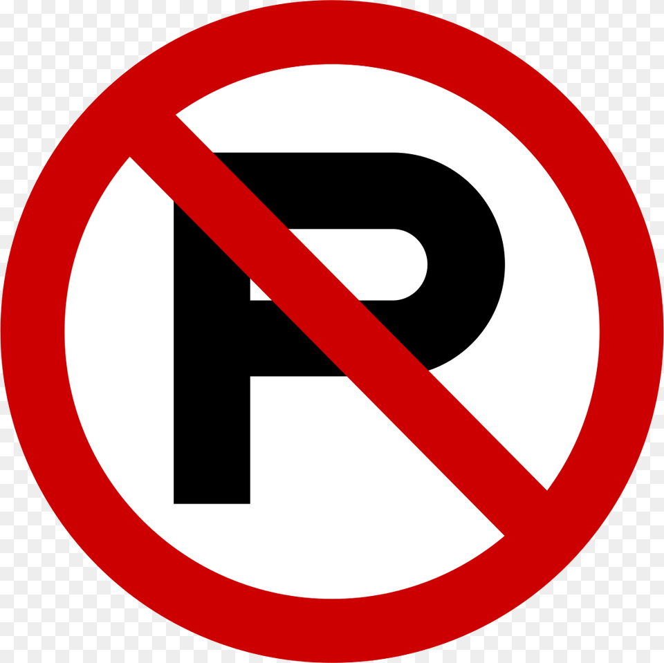 Indonesian Road Sign B4b Safety Signs No Parking, Symbol, Road Sign Free Png