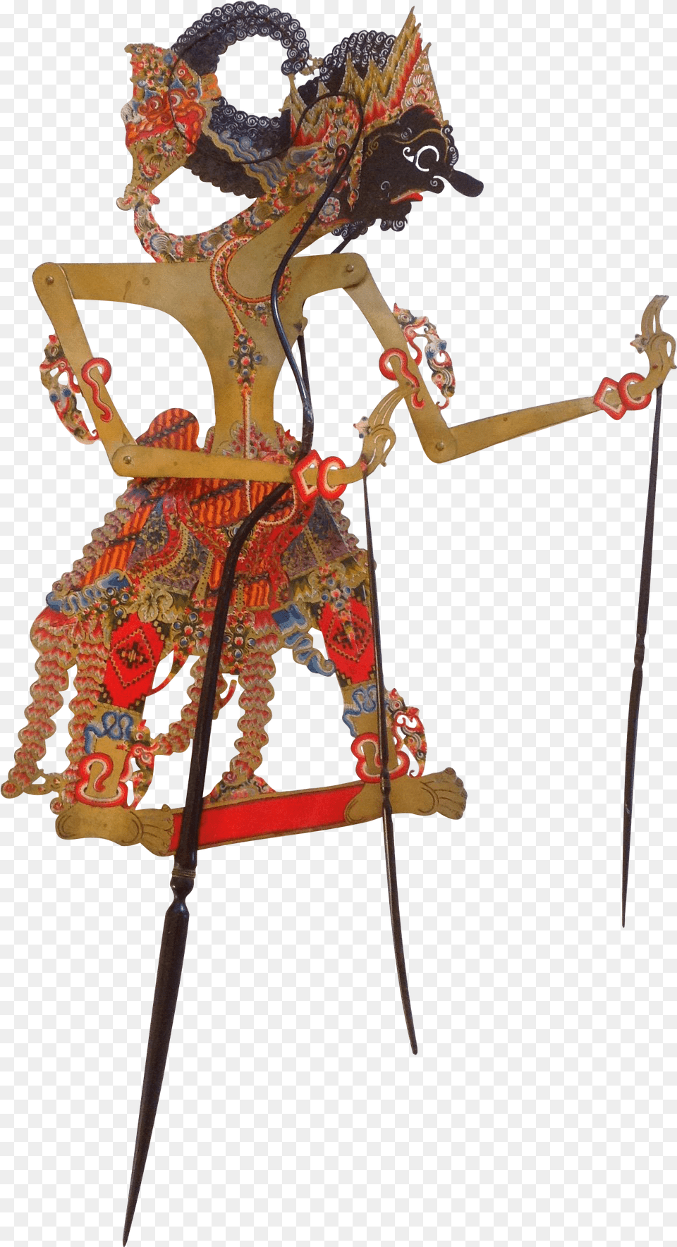 Indonesian Shadow Puppet Wayang Kulit Dursasana On Wayang Kulit, Sword, Weapon, Cross, Symbol Free Transparent Png