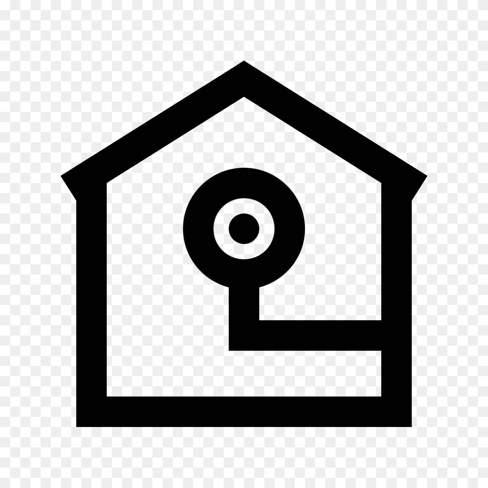 Indoor Camera Icon, Gray Png Image