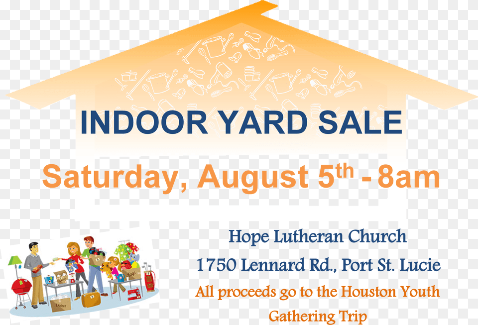 Indoor Yard Sale Advertise With Us, Advertisement, Poster, People, Person Png Image