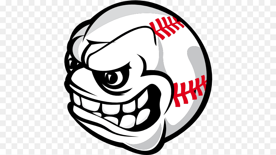 Indooroutdoor Angry Softball Face Emoji Metal Round Soccer Ball Angry Ball, Stencil, Clothing, Hardhat, Helmet Free Png