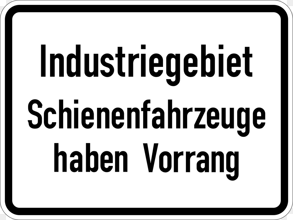 Industrial Area Trains Have Priority Clipart, Text Free Png