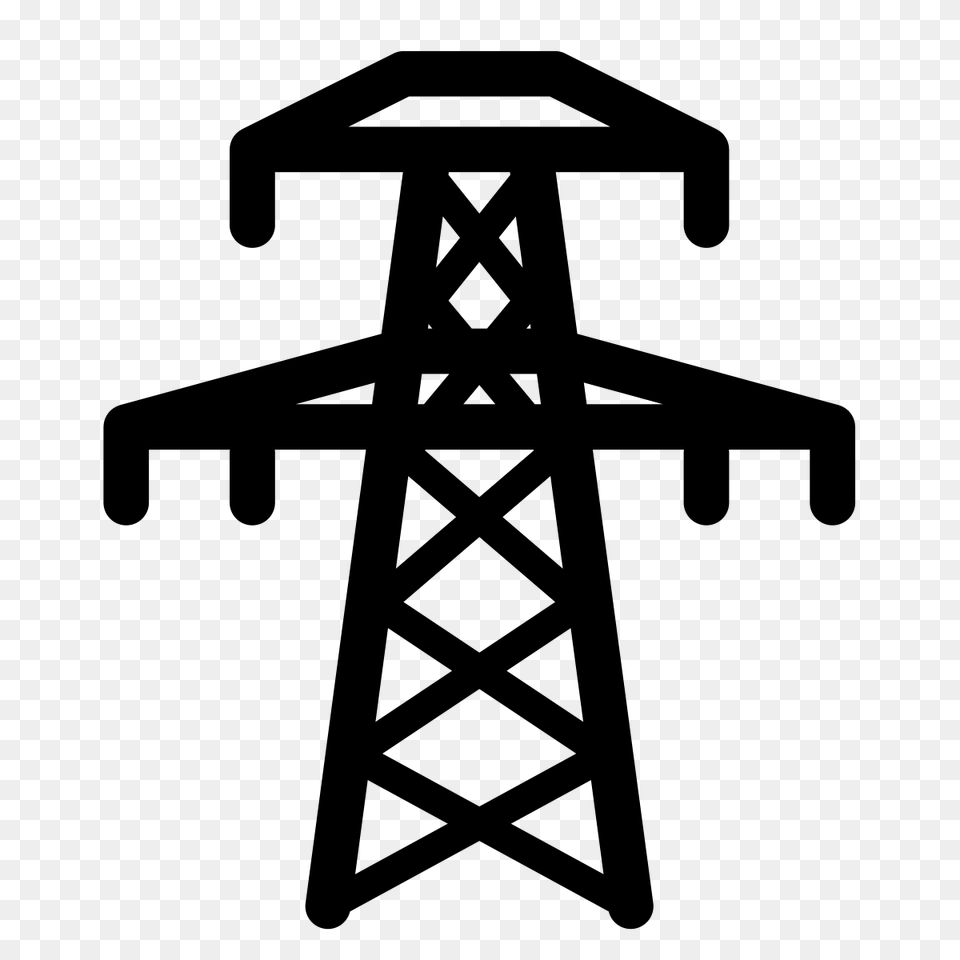 Industrial Clipart Electric Grid, Gray Free Transparent Png