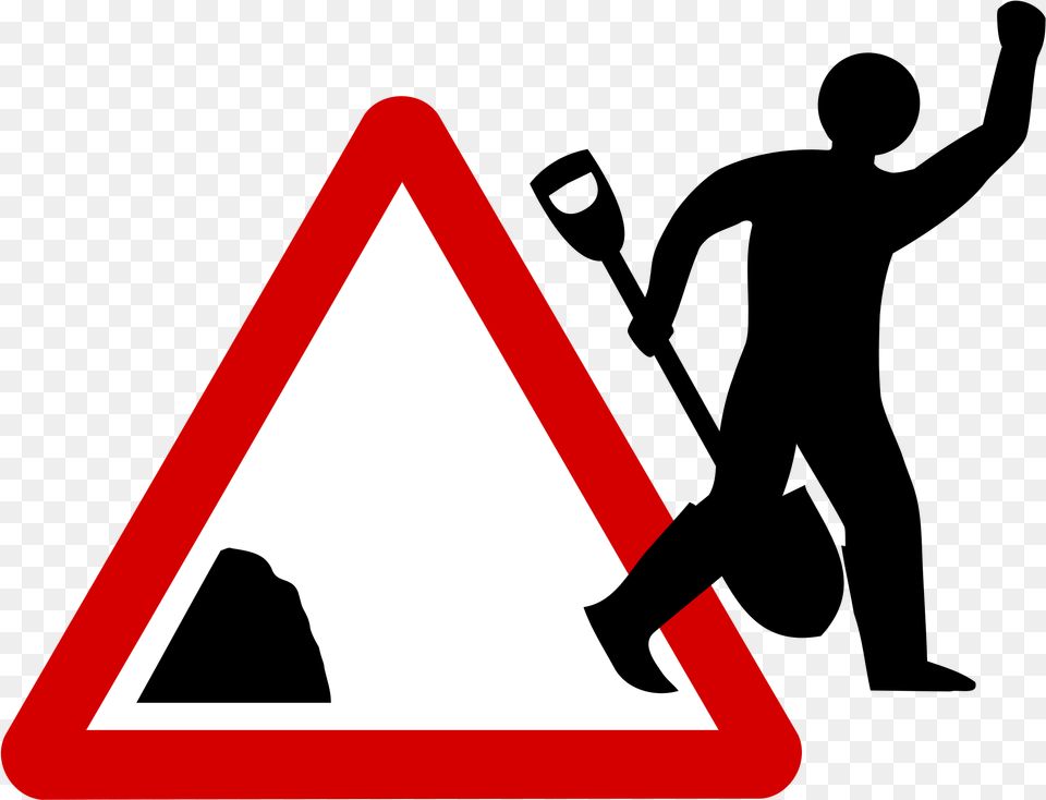 Industrial Labour Clipart Strike, Sign, Symbol, Road Sign, Triangle Png Image