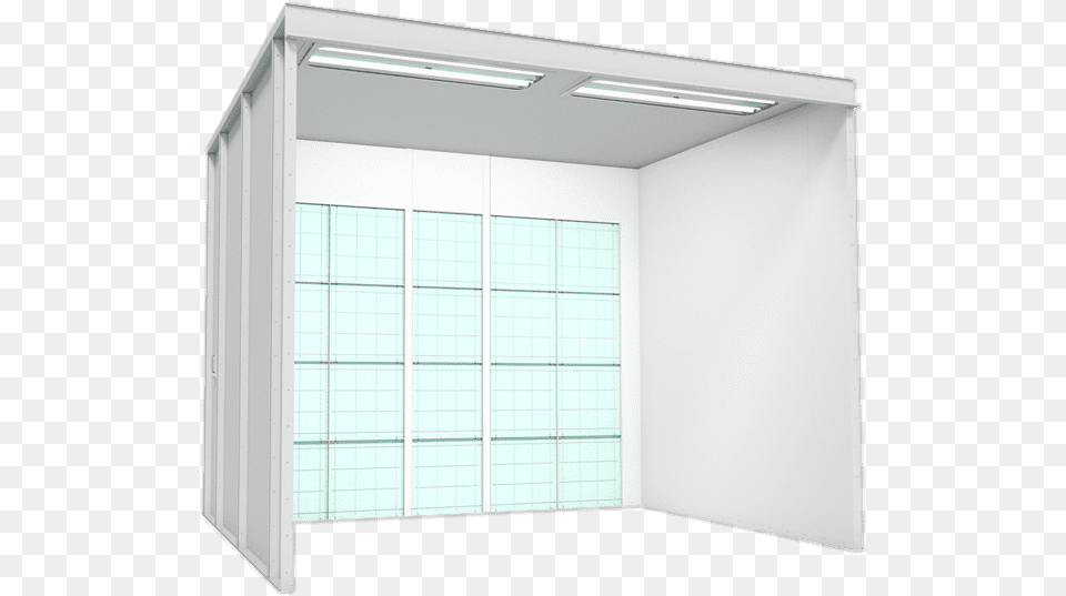 Industrial Paint Booth, Architecture, Building, Lighting, Garage Free Transparent Png