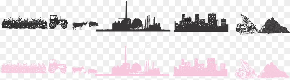 Industrial Plant Refinery Skyline, Art, Collage, City Free Transparent Png