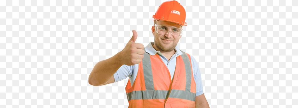 Industrial Worker, Person, Helmet, Hardhat, Hand Free Png Download