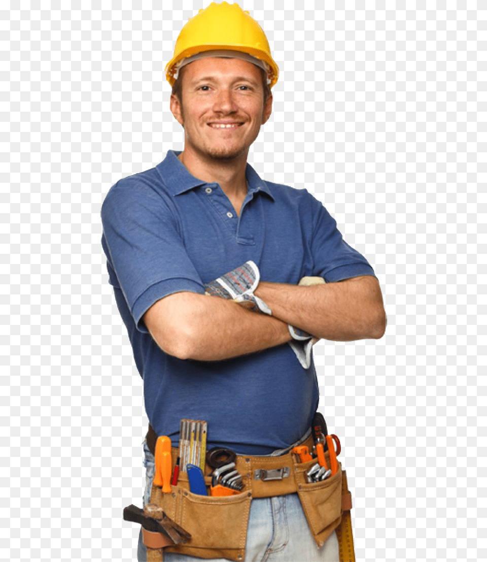 Industrial Worker Transparent Image Worker, Person, Helmet, Hardhat, Clothing Png