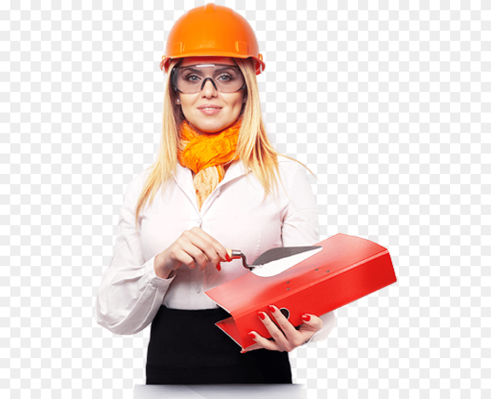 Industrial Worker Woman Construction Worker, Adult, Clothing, Female, Hardhat Png