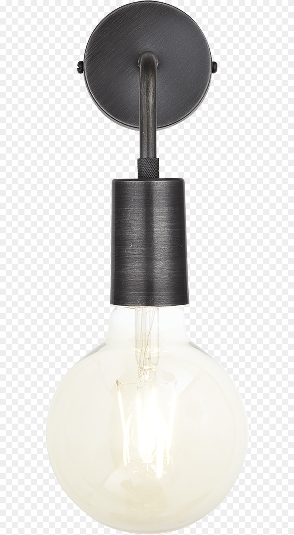 Industville Sleek Edison Wall Light, Lamp, Lightbulb Free Transparent Png
