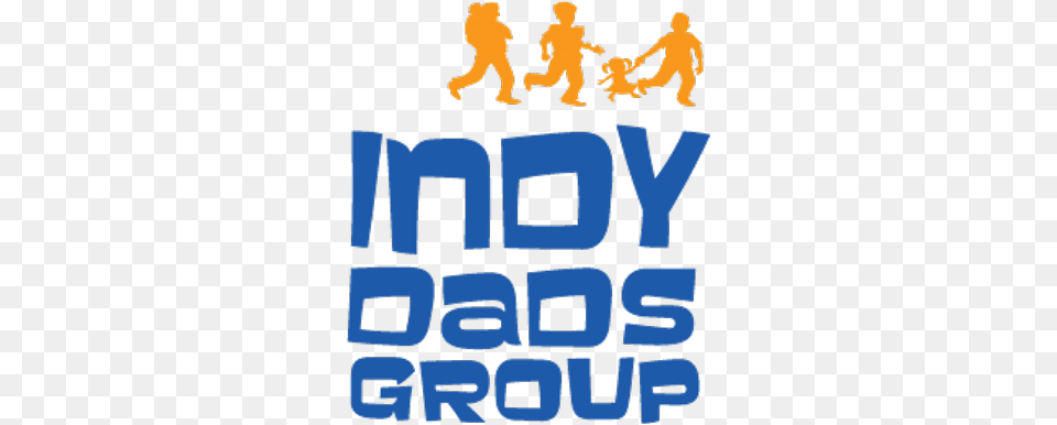 Indy Dads Group City Dads Group Logo, Text, Person Png Image
