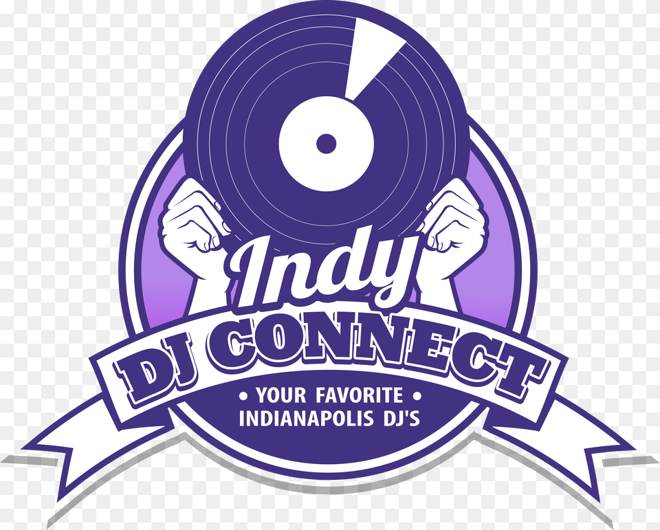 Indy Dj Connect Label, Advertisement, Poster, Purple Png