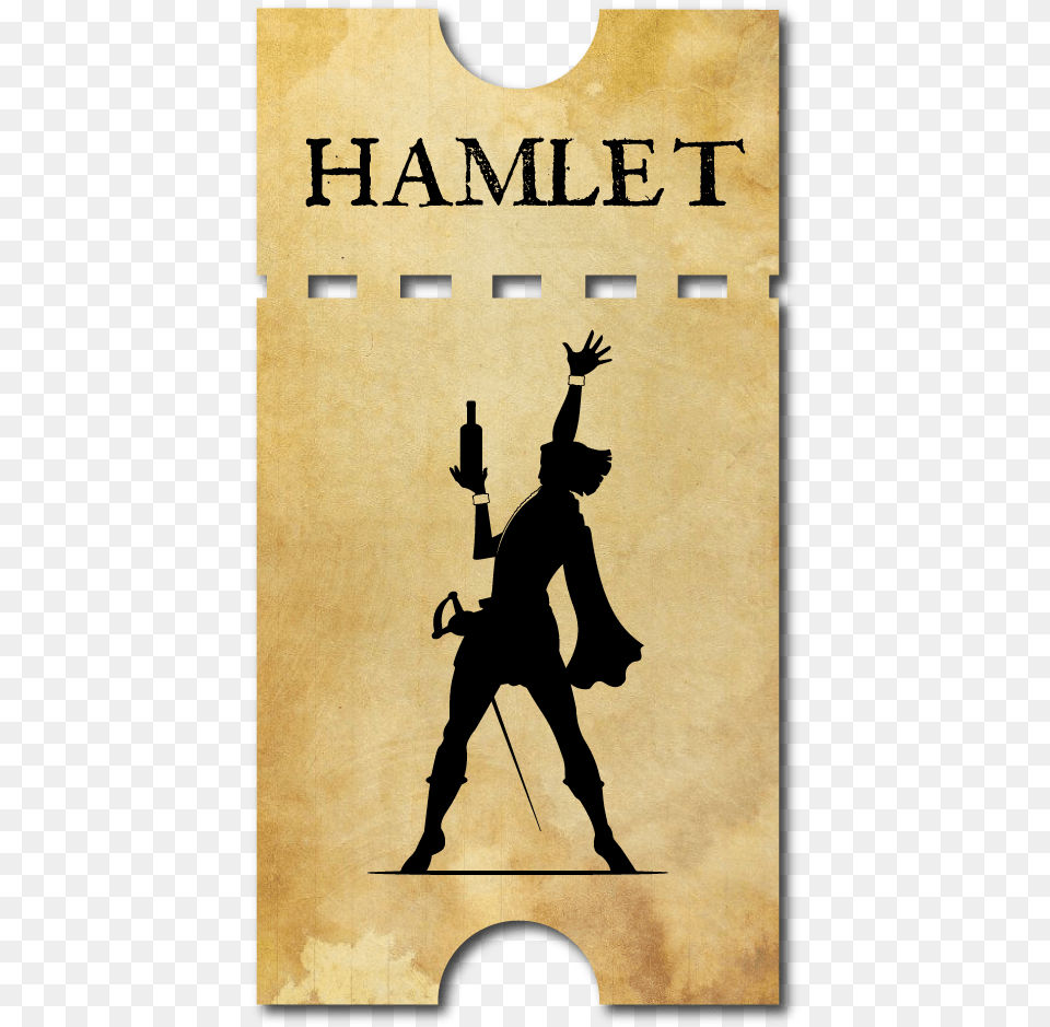 Inebriated Shakespeare Hamlet Ticket Theatre, Book, Publication, Adult, Male Free Png