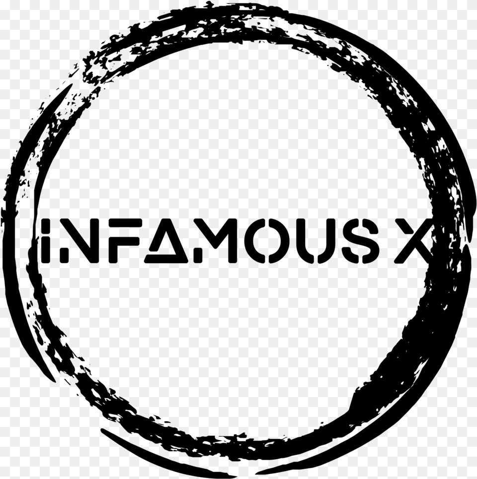 Infamous Download Circle, Gray Free Png