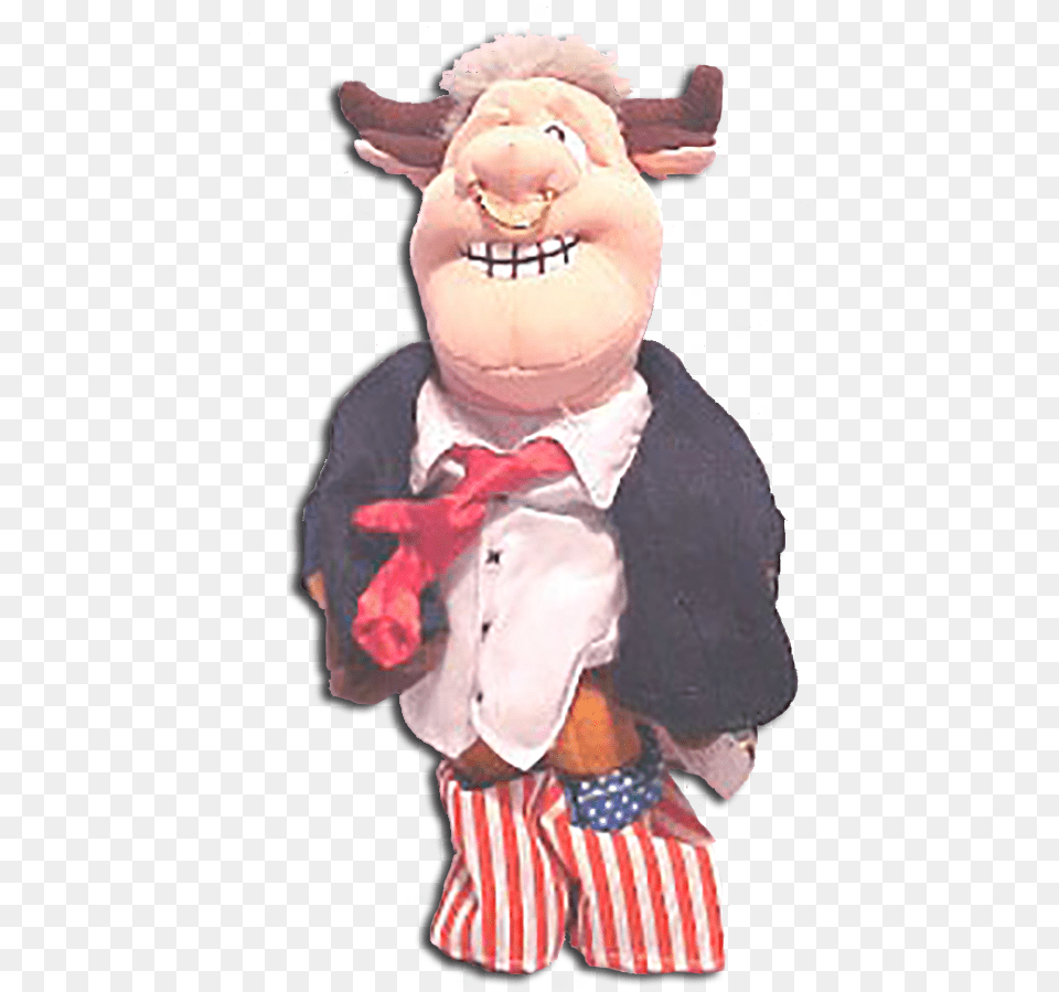 Infamous Meanie Bull Clinton With Red Tie President Bill Clinton, Baby, Person, Accessories, Formal Wear Free Transparent Png