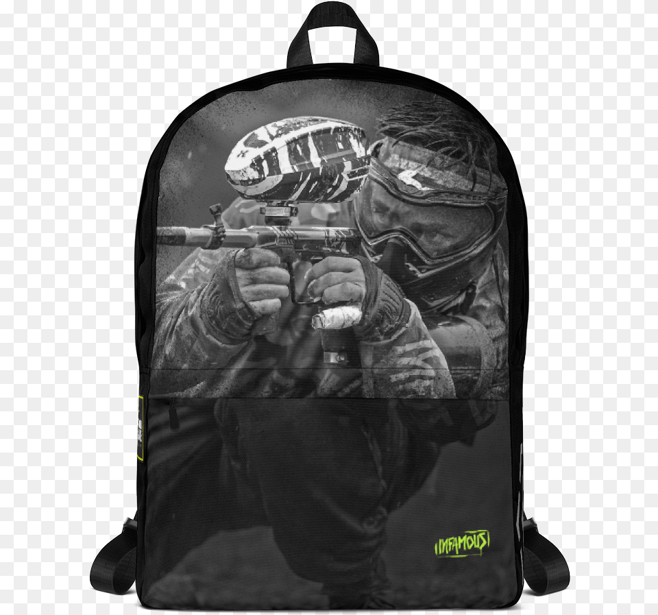 Infamous Paintball Troll Backpack Mrbeast Backpack, Bag, Adult, Male, Man Png